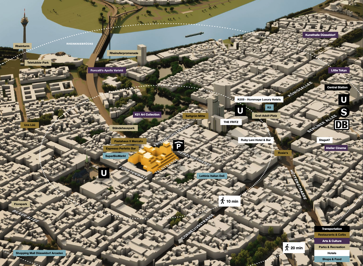 Stadtplan Düsseldorf